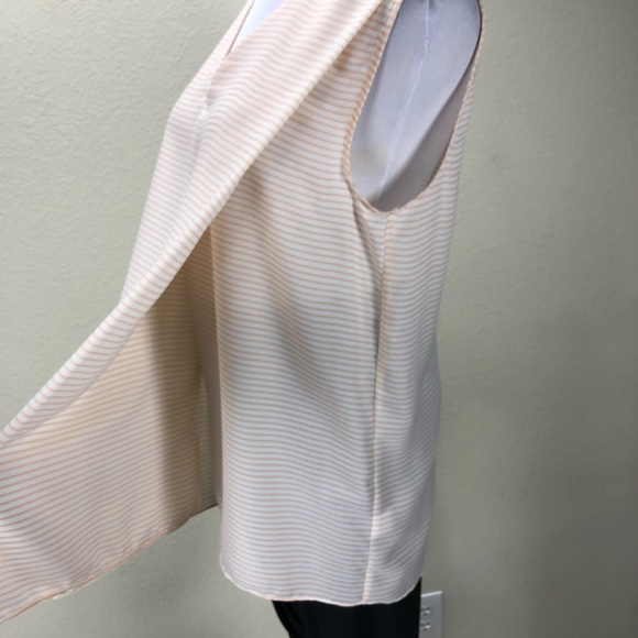 Gibson Latimer Orange & White Striped Top - Picture 2 of 7